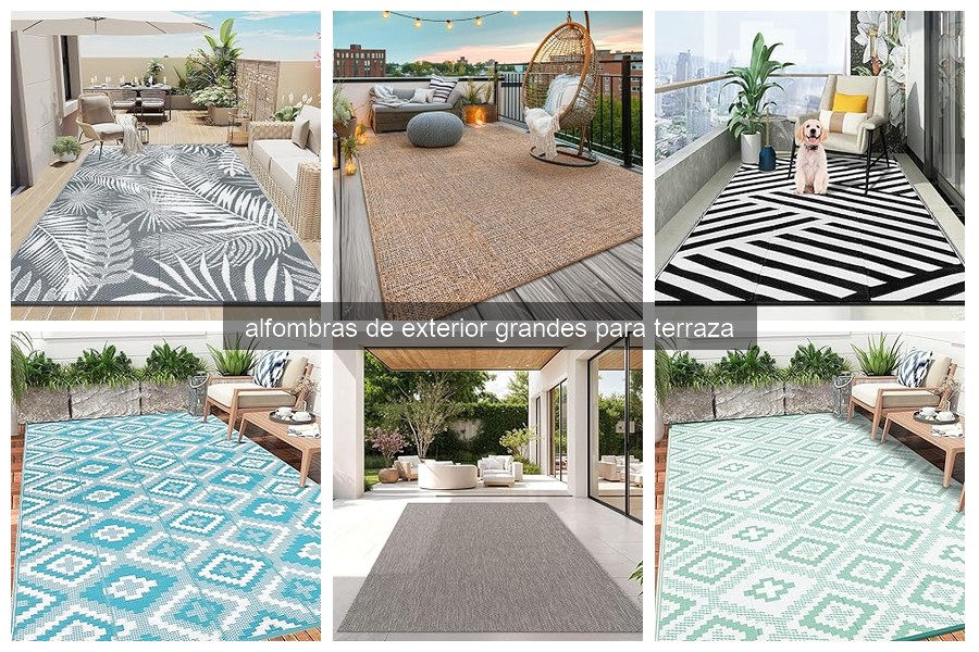 Problemas comunes al elegir alfombras de exterior grandes