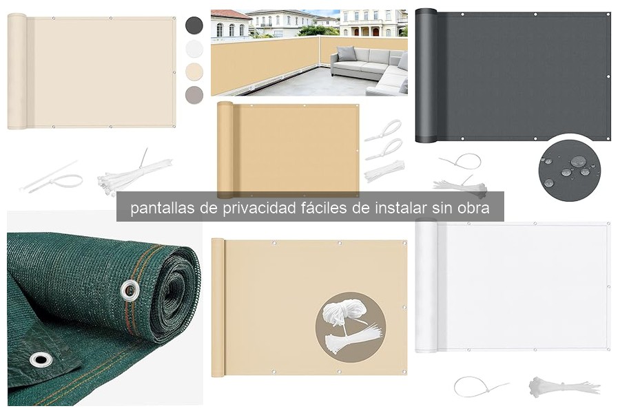 Problemas comunes al instalar pantallas de privacidad