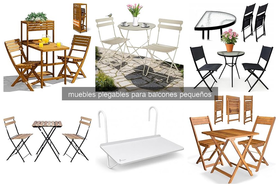 Problemas comunes al usar muebles plegables en balcones pequeños