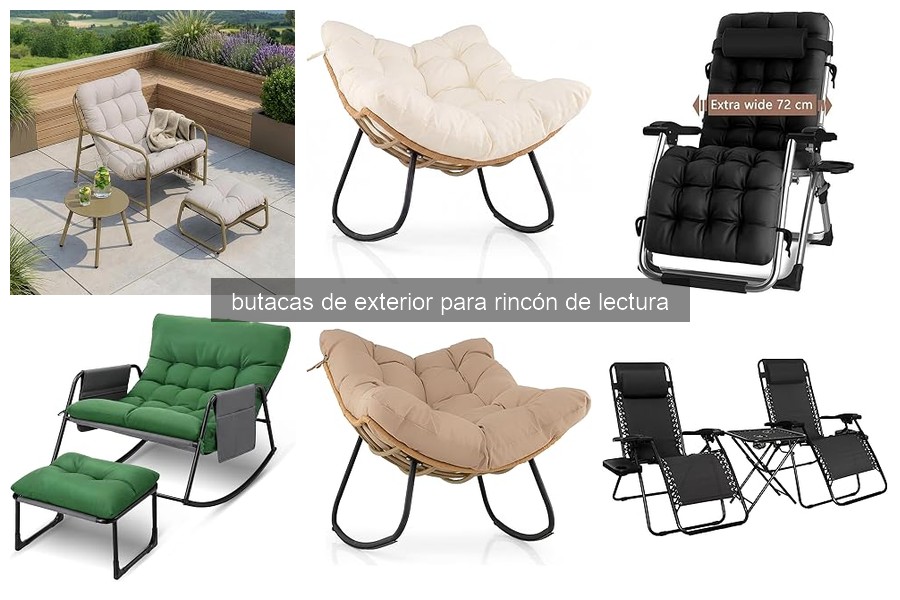 Problemas comunes con butacas de exterior para lectura y soluciones