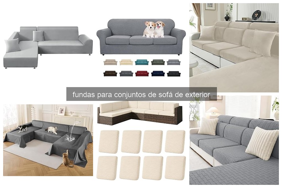 Problemas comunes con fundas de sofás de exterior y soluciones
