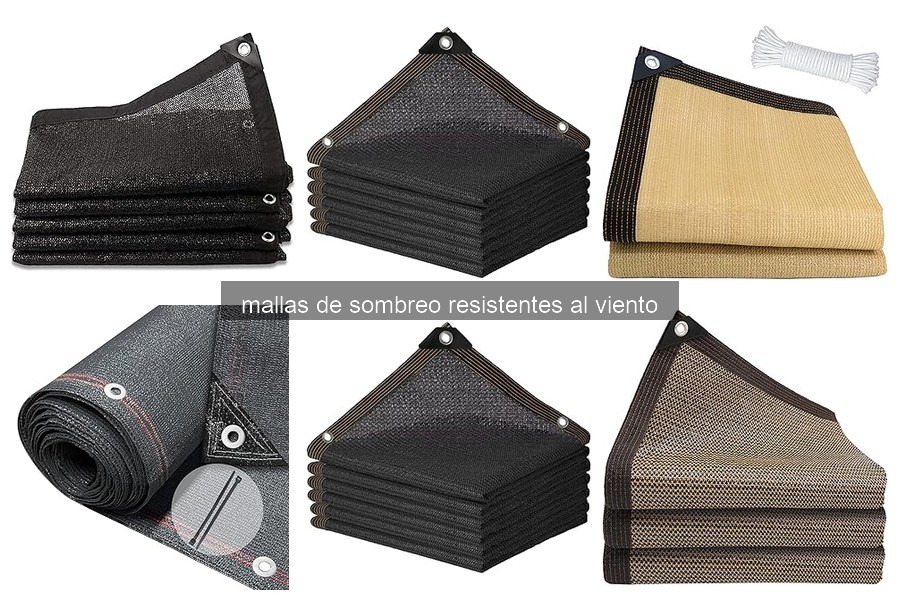 Problemas comunes con mallas de sombreo resistentes al viento