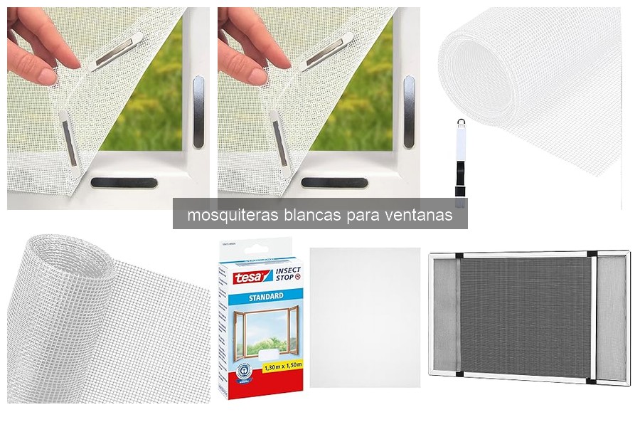 Problemas comunes con mosquiteras blancas para ventanas