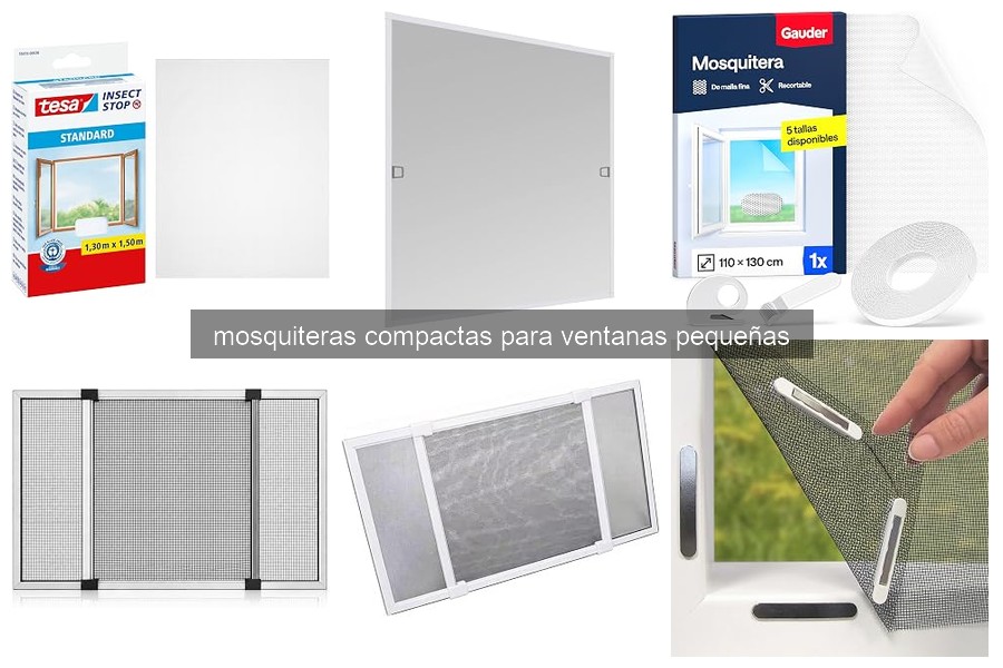 Problemas comunes con mosquiteras compactas en ventanas pequeñas