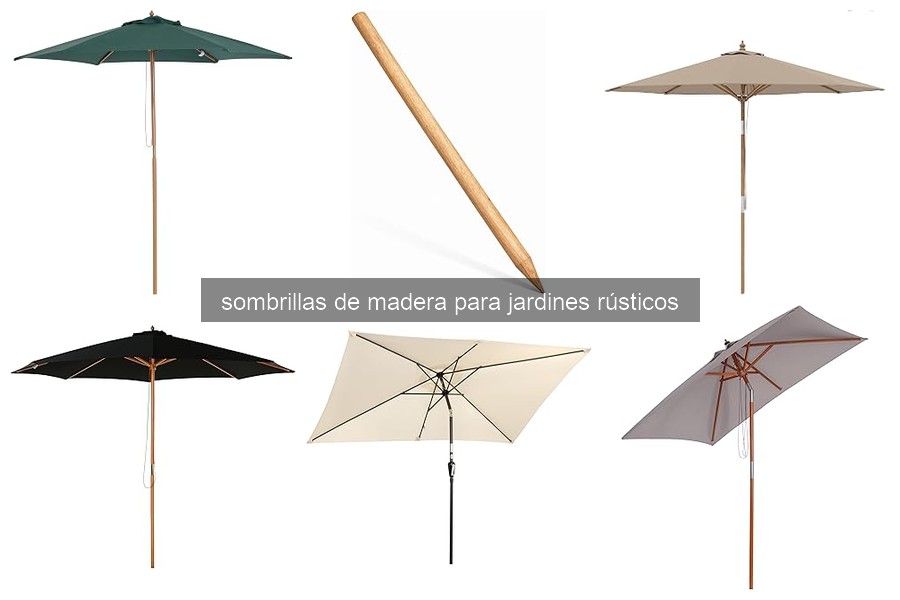 Problemas comunes con sombrillas de madera en exteriores