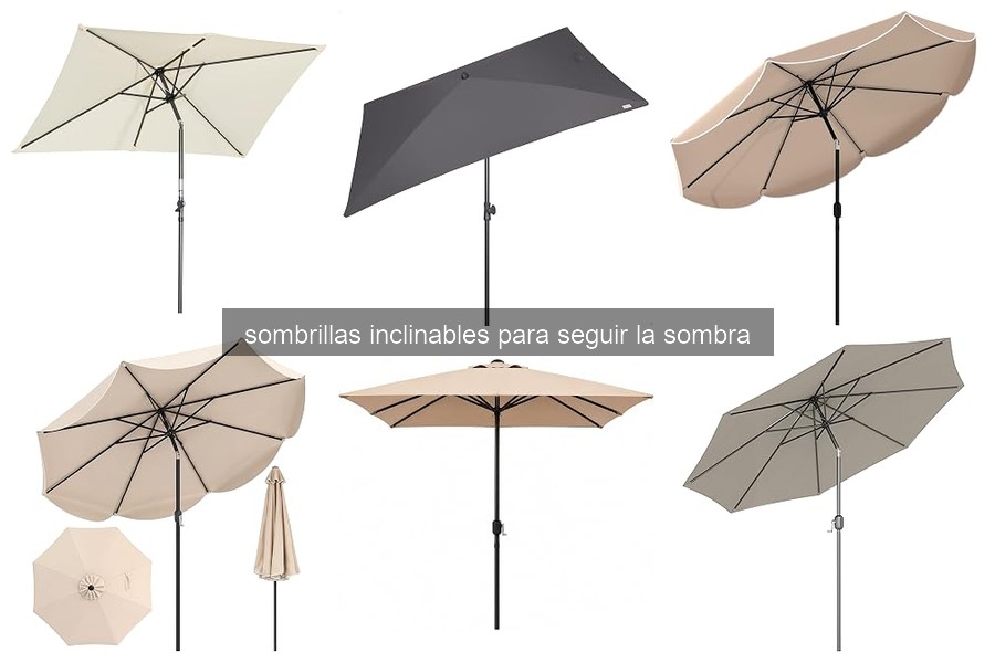 Problemas comunes con sombrillas inclinables y sus soluciones