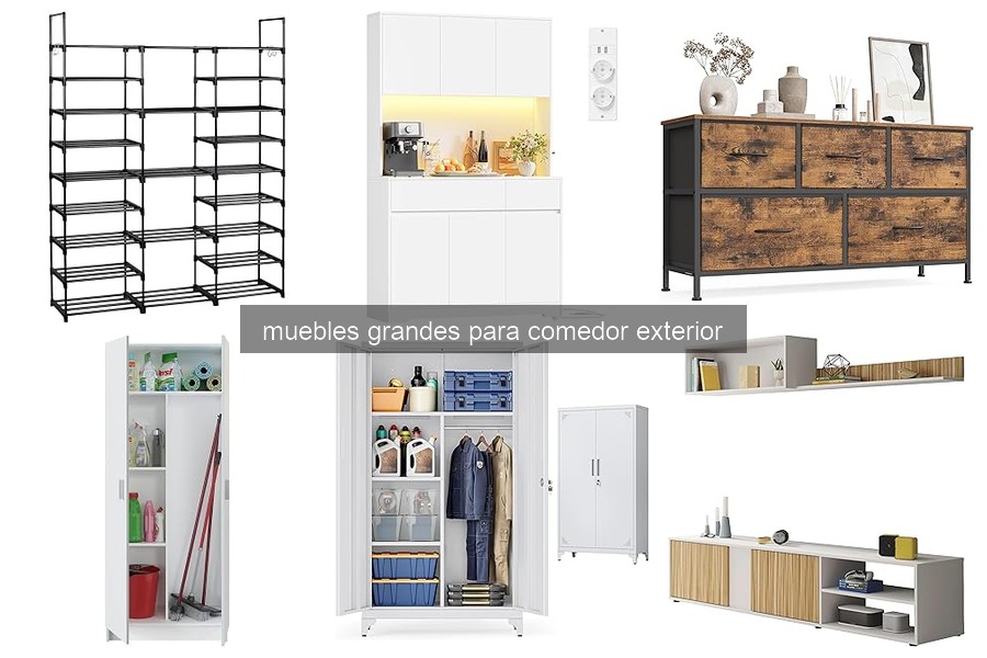 Problemas comunes en muebles grandes para comedor exterior