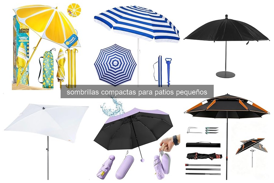 Problemas y soluciones en sombrillas compactas para patios pequeños