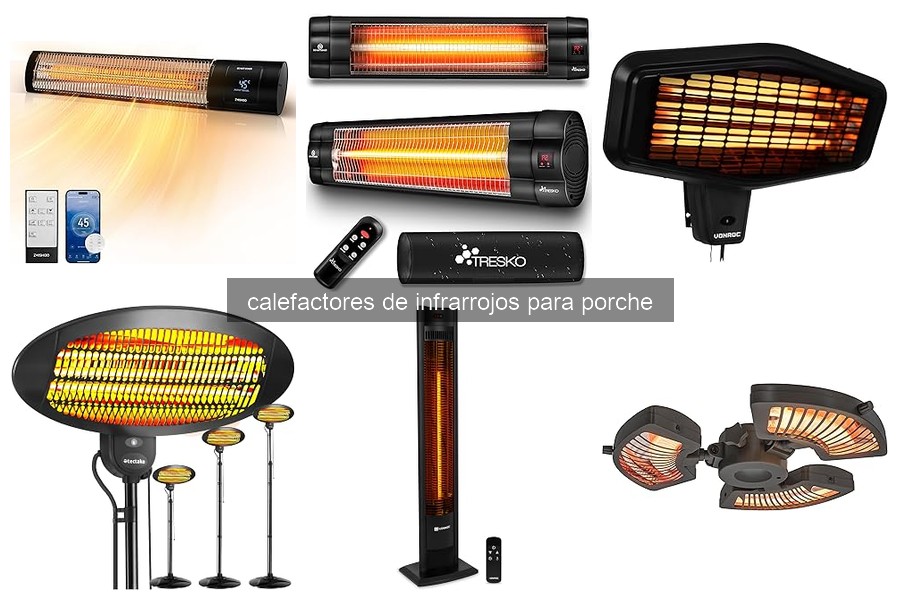 ¿Qué es un calefactor de infrarrojos para porche?