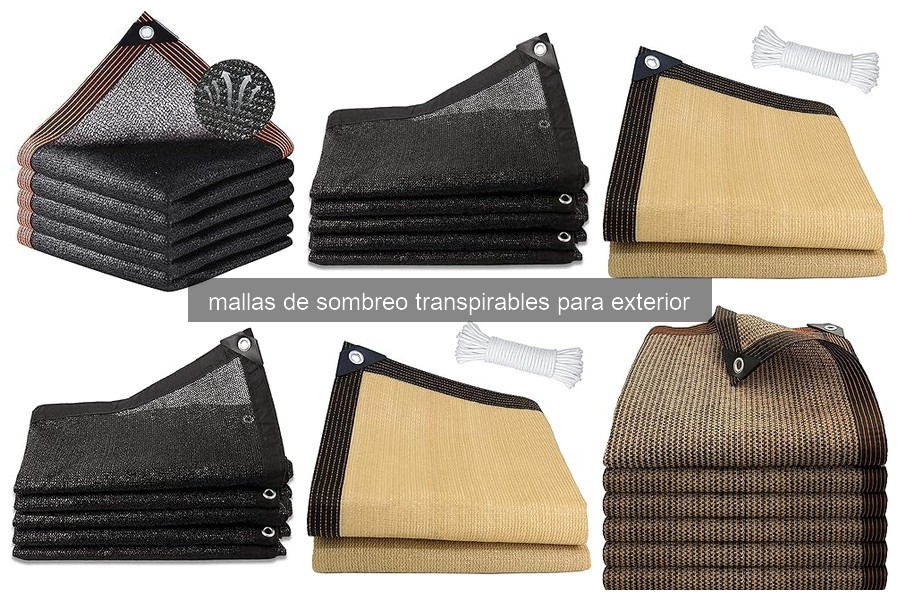 ¿Qué es una malla de sombreo transpirable para exterior?