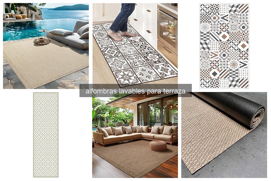 ¿Qué son las alfombras lavables para terraza? Características y beneficios