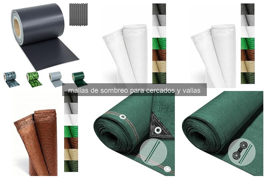¿Qué son las mallas de sombreo y sus usos en cercados?