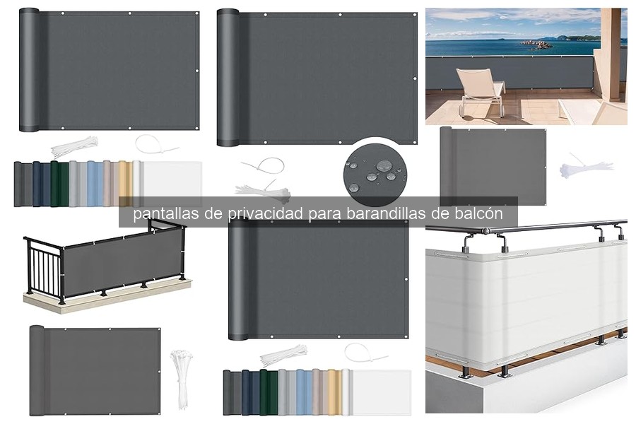 ¿Qué son las pantallas de privacidad para barandillas de balcón?