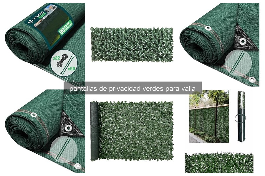 ¿Qué son las pantallas de privacidad verdes para vallas?