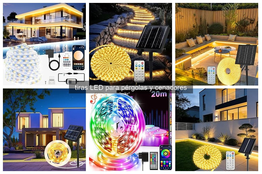 ¿Qué son las tiras LED para pérgolas y cenadores?