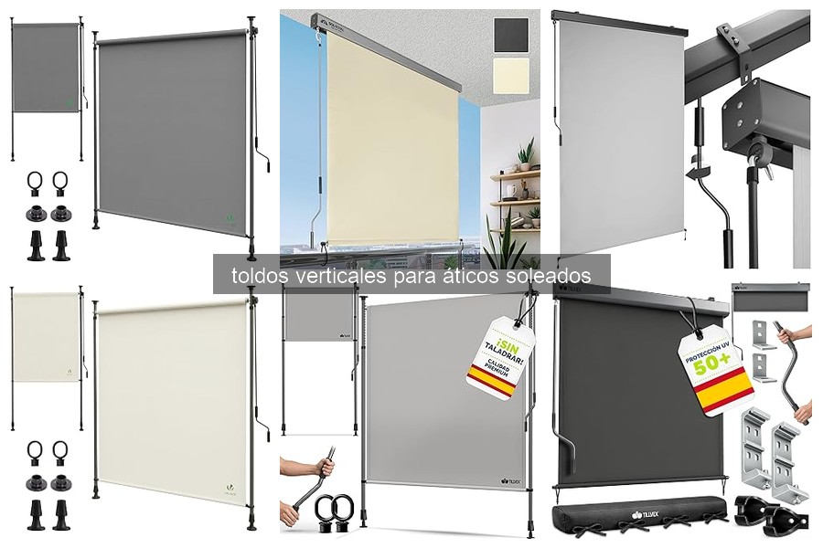 ¿Qué son los toldos verticales para áticos soleados?