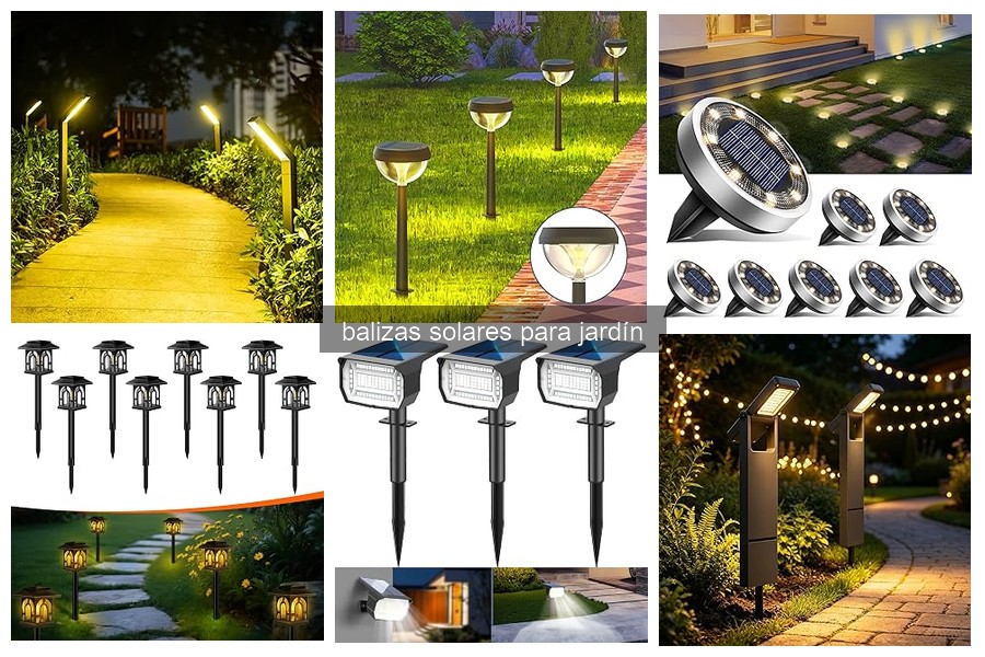 Soluciona problemas comunes con balizas solares para jardín