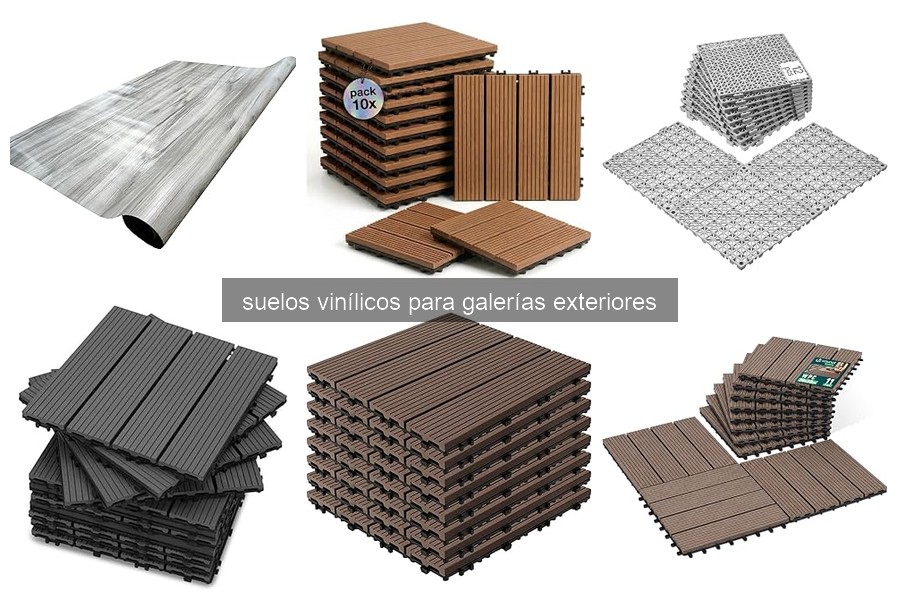 Suelos vinílicos para galerías exteriores: características y beneficios