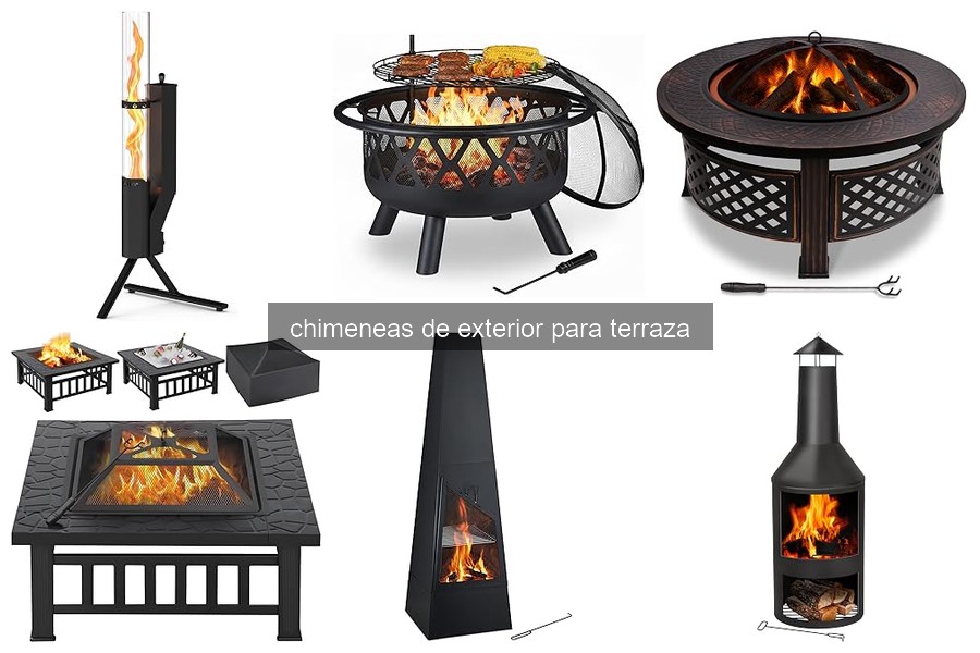 Tipos de chimeneas de exterior para terraza: opciones y características