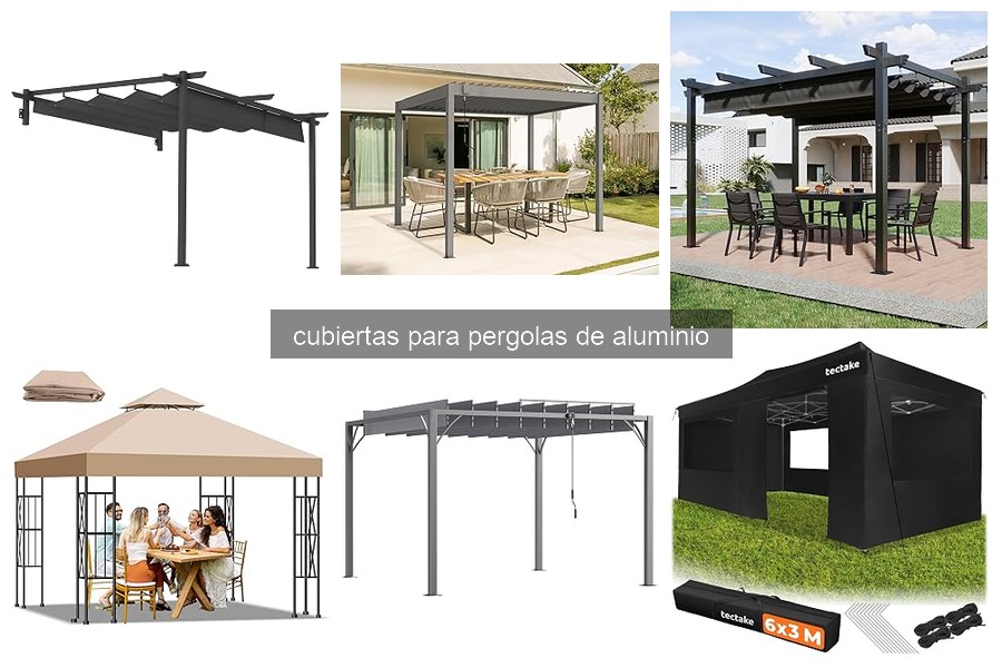 Tipos de cubiertas para pérgolas de aluminio en 2026