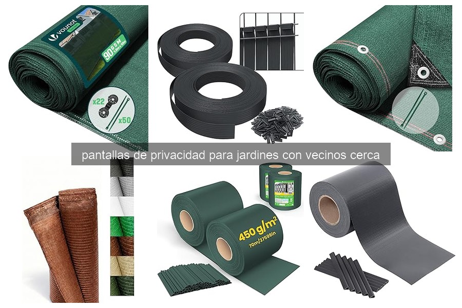 Tipos de pantallas de privacidad para jardines: guía 2026