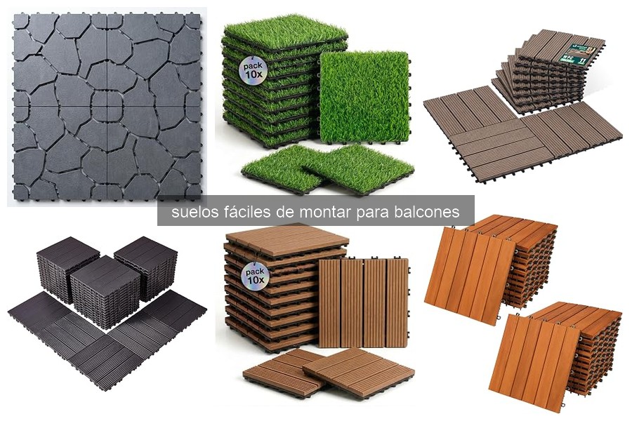 Tipos de Suelos Fáciles de Montar para Balcones en 2026