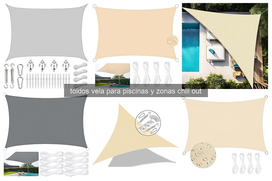 Todo sobre los toldos vela para piscinas y zonas chill out