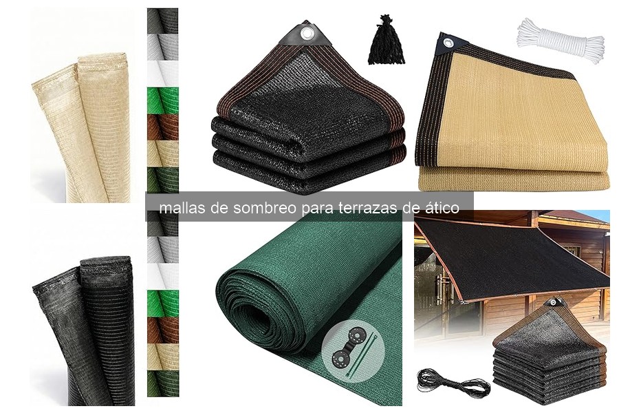 Todo sobre mallas de sombreo para terrazas de ático