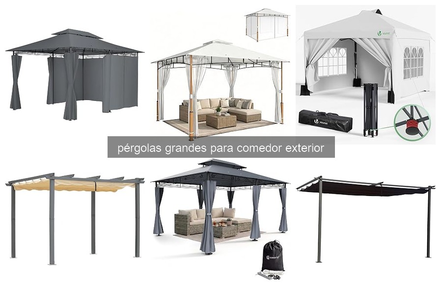 Ventajas de instalar pérgolas grandes en tu comedor exterior