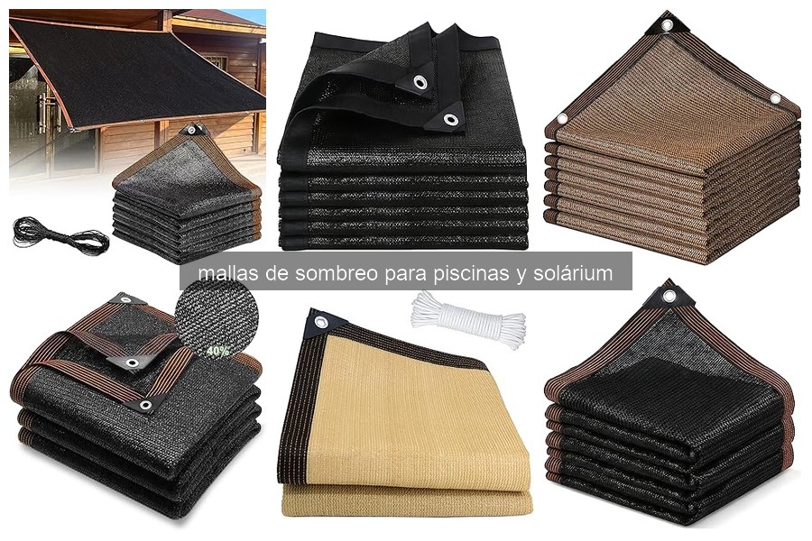 Ventajas de las mallas de sombreo para piscinas y solárium