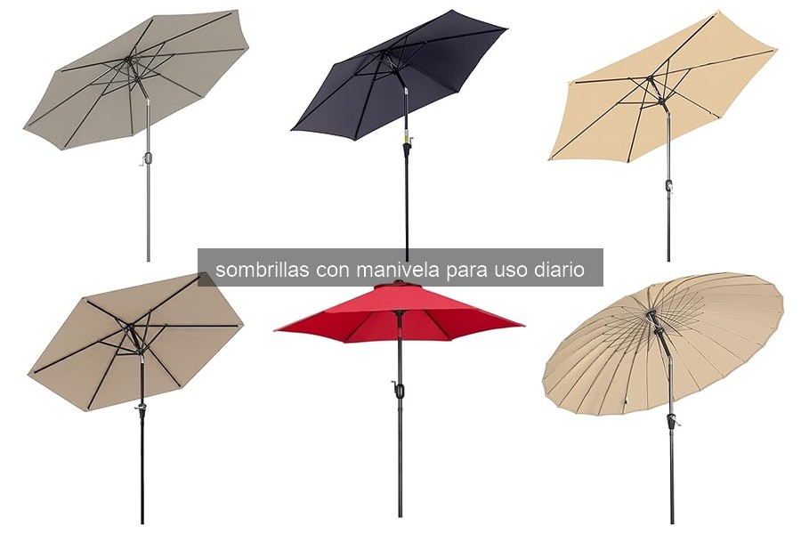 Ventajas de las Sombrillas con Manivela para Uso Diario