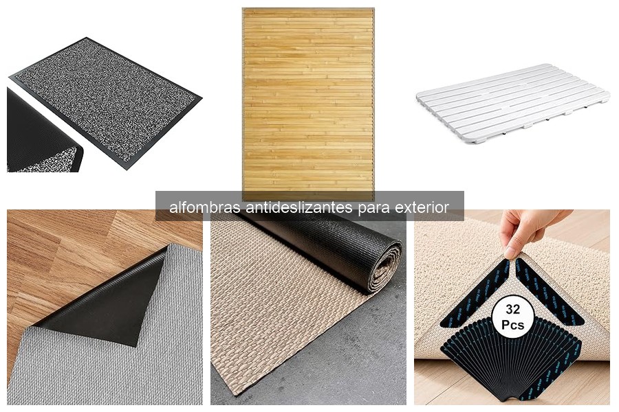 Ventajas y desventajas de las alfombras antideslizantes para exterior