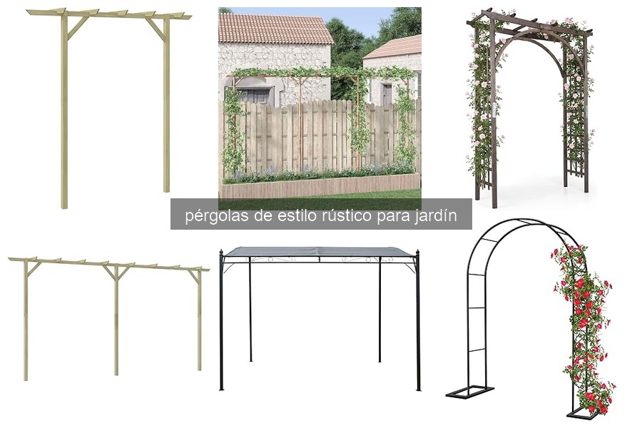 Ventajas y desventajas de las pérgolas rústicas para jardín