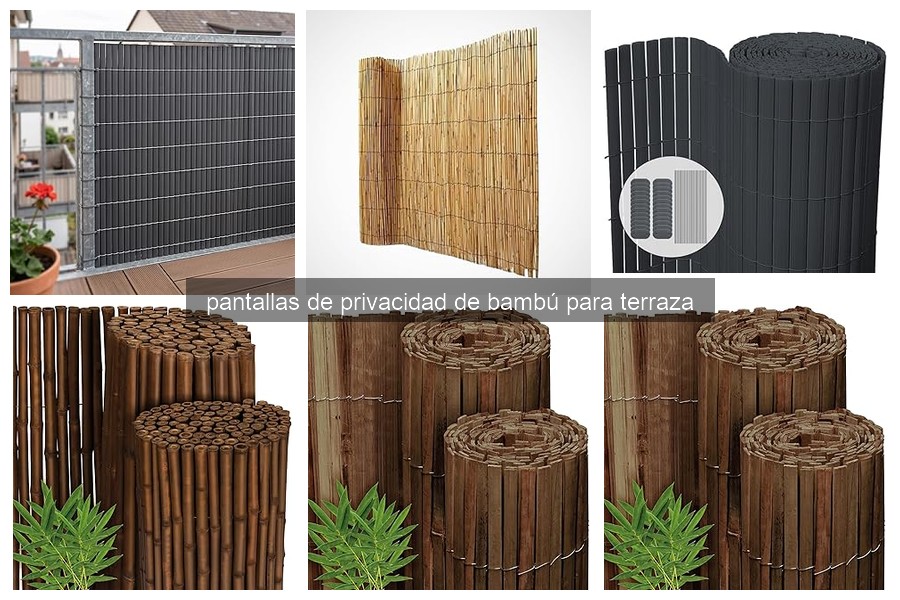 Ventajas y desventajas de pantallas de bambú para terraza