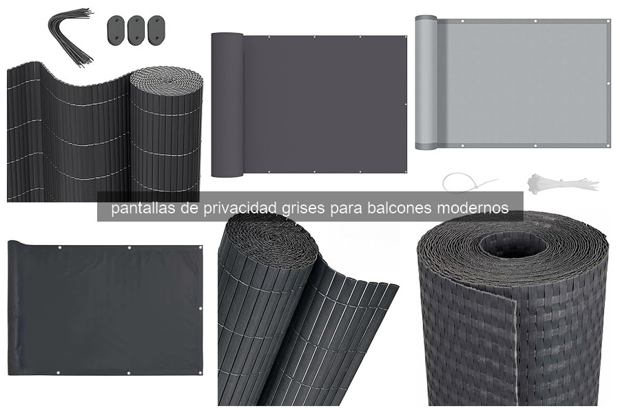 Ventajas y desventajas de pantallas de privacidad grises