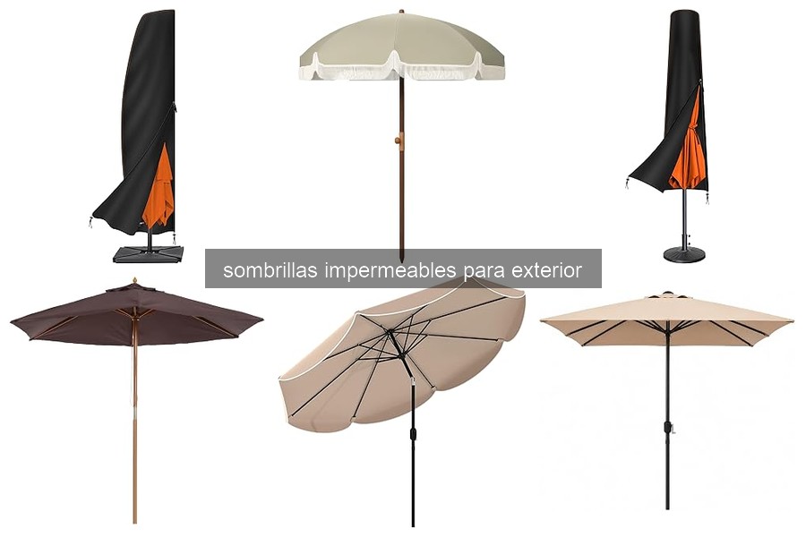 Ventajas y desventajas de sombrillas impermeables para exterior